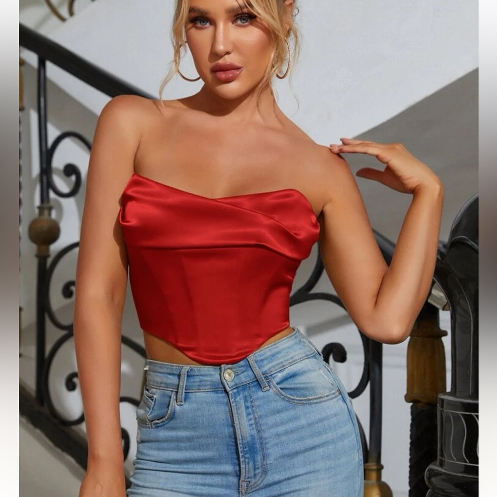Vibrant Red Corset